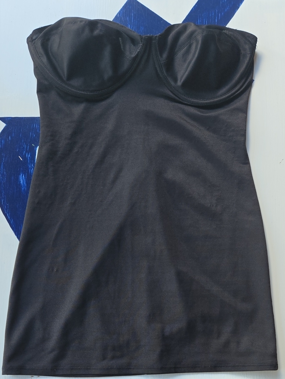 Nancy Ganz Black Underdress Body Slimmer Shapewear Size 38